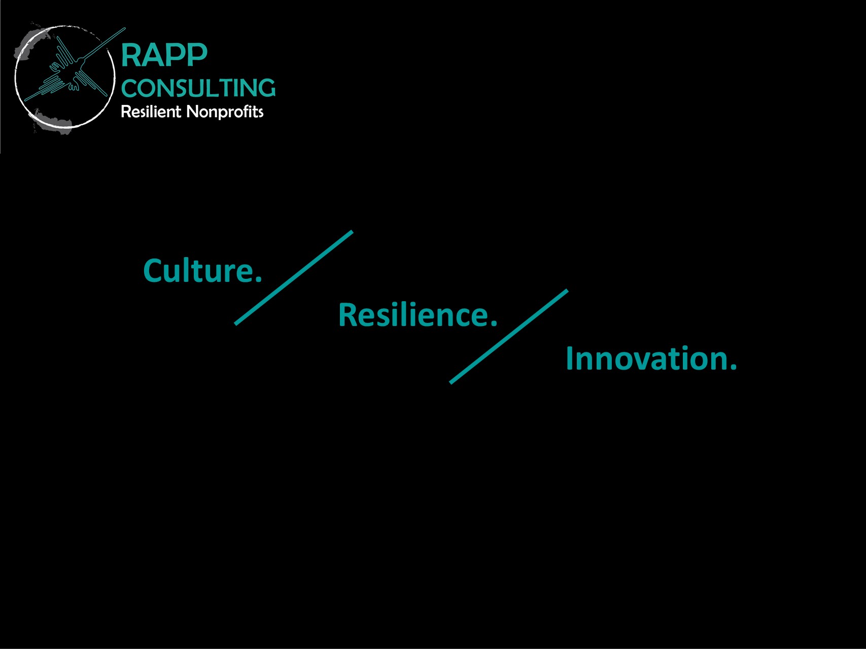 Culture. Resilience. Innovation. — RAPP Consulting brand values